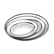 Блюдо металлическое овальное 30 см, P.L. Proff Cuisine