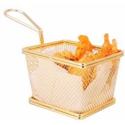 Корзинка для подачи «Gold» 12,5*10*8,5 см, металл, P.L. Proff Cuisine