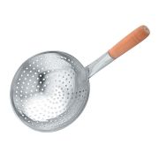 Половник-шумовка короткий «Китайский» с деревянной ручкой, d 24 см, P.L. Proff Cuisine