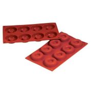 Форма силиконовая P.L. Proff Cuisine «Саварин» 8 ячеек d 65 мм, h 20 мм (30*17,5 см)