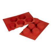 Форма силиконовая P.L. Proff Cuisine «Маффин» 5 ячеек d 80 мм, h 30 мм (30*17,5 см)