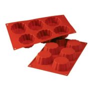 Форма силиконовая P.L. Proff Cuisine «Бриош» 6 ячеек d 80 мм, h 30 мм (30*17,5 см)