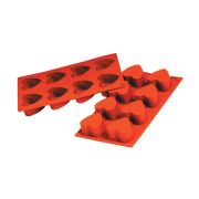 Форма силиконовая P.L. Proff Cuisine «Сердце» 8 ячеек d 60 мм, h 35 мм (30*17,5 см)