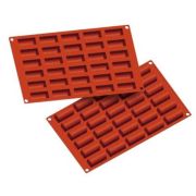 Форма силиконовая P.L. Proff Cuisine «Мини полено» 30 ячеек 45*20 мм, h 20 мм (30*17,5 см)