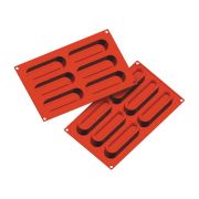 Форма силиконовая P.L. Proff Cuisine «Савоярди» 6 ячеек 120*30 мм, h 30 мм (30*17,5 см)