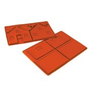 Форма силиконовая P.L. Proff Cuisine «Домик» 6 ячеек 33,5*21 см