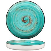 Тарелка с бортом Texture Light Cyan Circular 23 см, h 3 см, P.L. Proff Cuisine