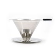 Металлический капельный фильтр (дриппер), 1 чашка, P.L. Proff Coffee
