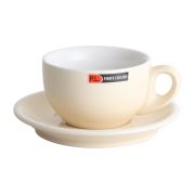 Чашка с блюдцем Barista (Бариста) 280 мл, бежевая, P.L. Proff Cuisine