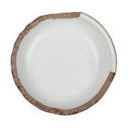 Блюдо/салатник,фарфор 175 мл, d=16cм, h= 4,5cм, серия «White Matt Taiga»  P.L.