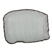 Блюдо/салатник 450мл, 26*20cм, h=4.3cм,серия «White Matt Taiga» P.L.