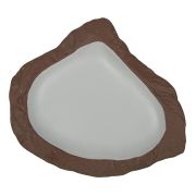 Блюдо/салатник, 200 мл, 29*25 cм, h=3cм, серия «White Matt Taiga» P.L.
