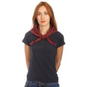 Косынка поварская бордовая [00500]