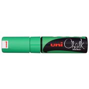 Маркер зеленый для оконных и стеклянных поверхностей Uni Chalk PWE-8K