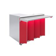 Прилавок кассовый универсальный Luxstahl КК-1200 Premium