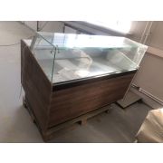 ВИТРИНА нейтральная КС82 N 1,5-1 МДФ 1008 Темный дуб