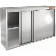 ПОЛКА нержавеющая настенная с дверцами купе HICOLD НПК-6/4 283589