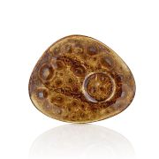 Блюдце 14*11 cм,(для чашки 81229385) фарфор,серия «Cowry Yellow», By Bone