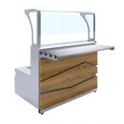 Мармит первых блюд 2-конфорочный индукционный Luxstahl МПИ (С)-1200 Premium