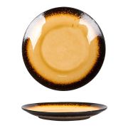 Тарелка d=23 см,каменная керамика,серия «2022 Spider Silk-Yellow» P.L.