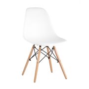 Стул пластиковый «Eames» с жестким сиденьем (собранный каркас, продажа упаковкой 4 шт./уп )
