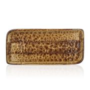Блюдо прямоугольное «Cowry Yellow» 35*21см. фарфор By Bone