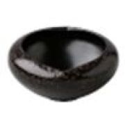 Соусник 6,5 x 2,7 см, декор black satin stone , Raw Design by Kevala