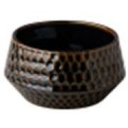 Салатник 13 x 7 см, декор hammered metallic gold, Raw Design by Kevala