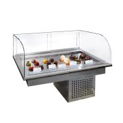 Встраиваемая горизонтальная кондитерская витрина ФИНИСТ Glassier Luxury GL-3 (+5...+8°С)