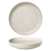 Тарелка с бортом d=25 cм, h=4.5см, фарфор «NOBLE» серия «Fine Plus-Light Grey»