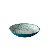 Тарелка глубокая 21 см, Bubble turquoise