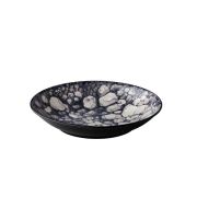 Тарелка глубокая 25,5 см, Bubble black