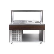 Салат-бар тепловой Luxstahl СБТ-1500 Premium (нерж.)