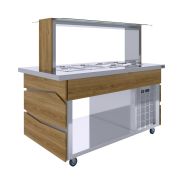 Салат-бар тепловой Luxstahl СБТ-1500 Premium