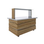 Салат-бар нейтральный Luxstahl СБН-1500 Premium