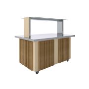 Салат-бар нейтральный Luxstahl СБН-1500 Premium