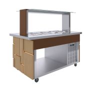 Салат-бар тепловой Luxstahl СБТ-1500 Premium
