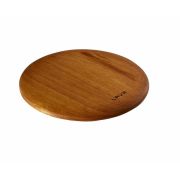 Iroko wood поднос с магнитами(Ø) 20cm.