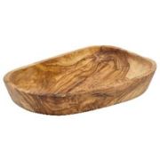 Чаша для салата, из оливкового дерева, 26-29X16-18XH5CM