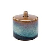 Сахарница с крышкой d 8 см h 6,7-8,5 см, QUINTANA AMBER